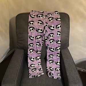 Purple panda pajama pants